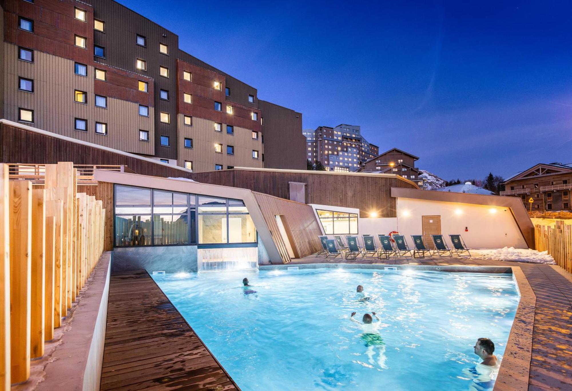 Hotel Club Mmv Les Bergers **** Alpe d'Huez Kültér fotó